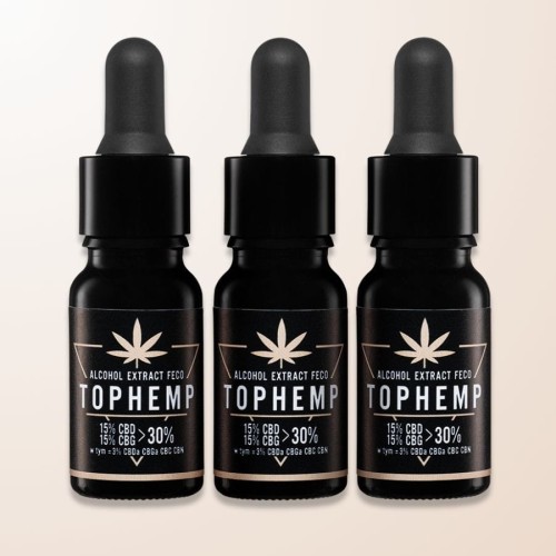 3 x Olejek TopHemp CBD + CBG 30% Full Spectrum