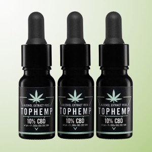 3 x Olejek TopHemp D 10% pełne spektrum 10 ml  (3 butelki)