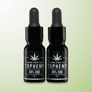 2 x Olejek TopHemp D 30% 10 ml pełne spektrum (2 butelki) 