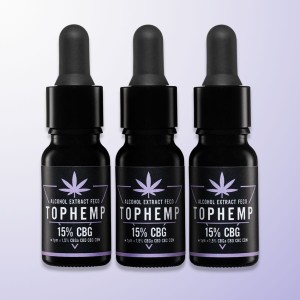 3 x Olejek TopHemp G 15% pełne spektrum 10 ml (3 butelki)
