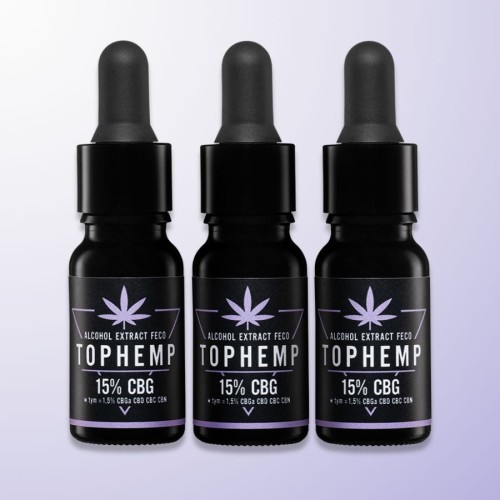 3 x Olejek TopHemp CBG 15% Full Spectrum