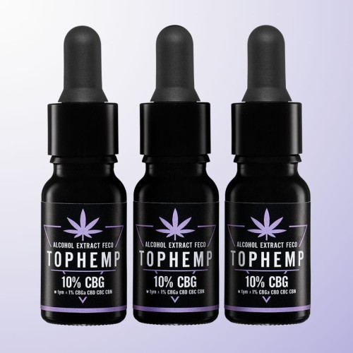 3 x Olejek TopHemp CBG 10% Full Spectrum