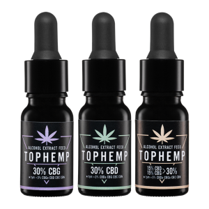 ZESTAW 3 x DOWOLNY Olejek TopHemp 30% 10 ml pełne spektrum (3 butelki) (1)